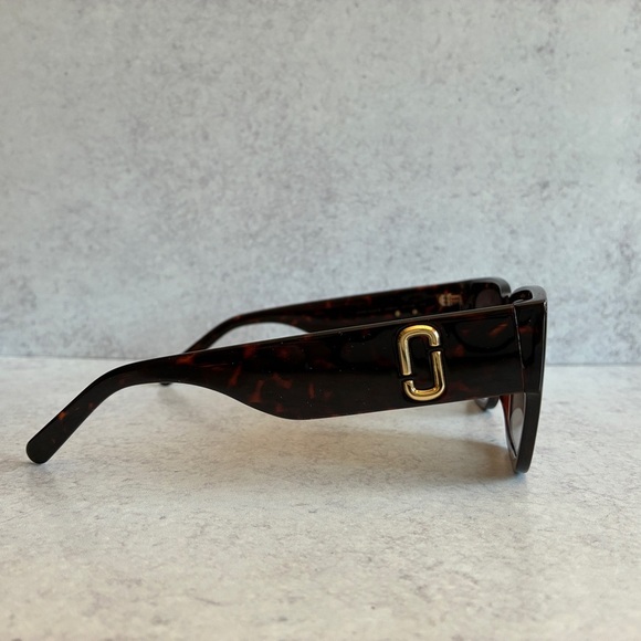 Marc Jacobs Tortoise Shell Sunglasses New With Case - Picture 6 of 11